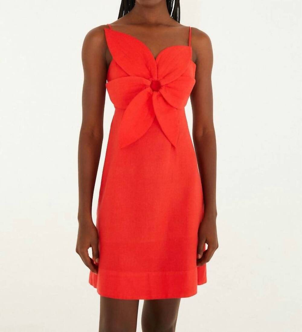 NEW FARM RIO flower mini dress in multi